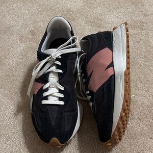Black and Pink Women's Sneakers